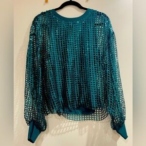 Anthropologie Pilcro Sparkly Top